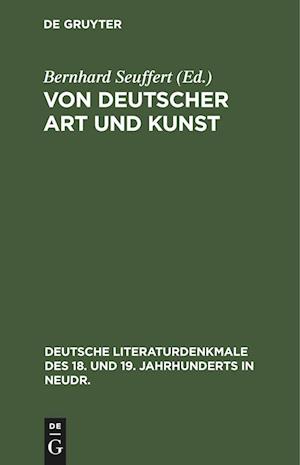 Von deutscher Art und Kunst