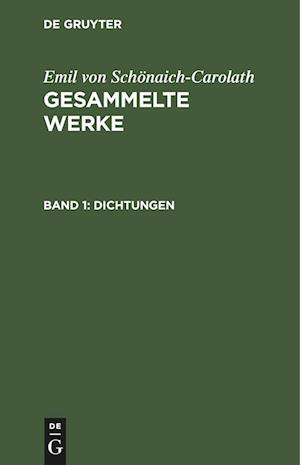 Gesammelte Werke, Band 1, Gesammelte Werke Band 1