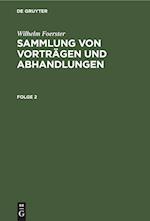 Sammlung von Vorträgen und Abhandlungen, Folge 2, Sammlung von Vorträgen und Abhandlungen Folge 2