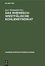 Das Rheinisch-Westfälische Kohlensyndikat