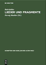 Lieder und Fragmente