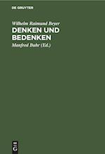 Denken und Bedenken