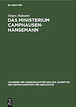 Das Ministerium Camphausen-Hansemann