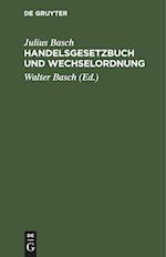 Handelsgesetzbuch und Wechselordnung