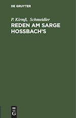 Reden am Sarge Hoßbach¿s