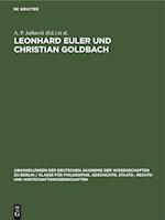 Leonhard Euler und Christian Goldbach