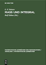 Maß und Integral