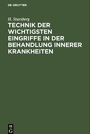 Technik der wichtigsten Eingriffe in der Behandlung innerer Krankheiten