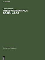 Presbyterianismus. Bogen 46¿50