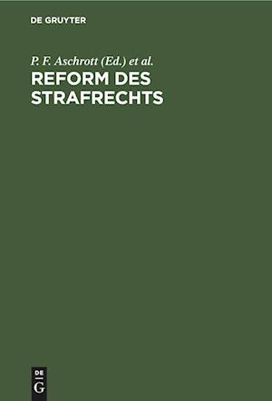 Reform Des Strafrechts