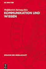 Kommunikation Und Wissen