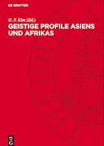 Geistige Profile Asiens Und Afrikas