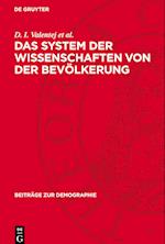 Das System Der Wissenschaften Von Der Bevölkerung