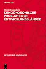 Demoökonomische Probleme Der Entwicklungsländer