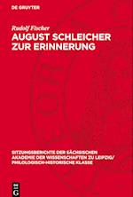 August Schleicher Zur Erinnerung