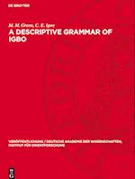 A Descriptive Grammar of Igbo