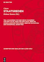 Dankrede VOR Dem Senat, Dankrede VOR Dem Volke, Rede Für Sein Haus, Über Die Konsularischen Provinzen, Über Die Gutachten Der Haruspices, Gegen Piso