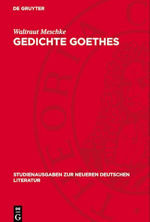 Gedichte Goethes