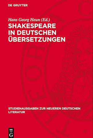 Shakespeare in Deutschen Übersetzungen