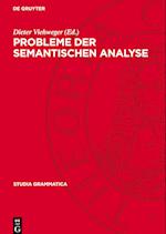 Probleme Der Semantischen Analyse