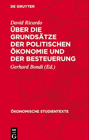 Über Die Grundsätze Der Politischen Ökonomie Und Der Besteuerung