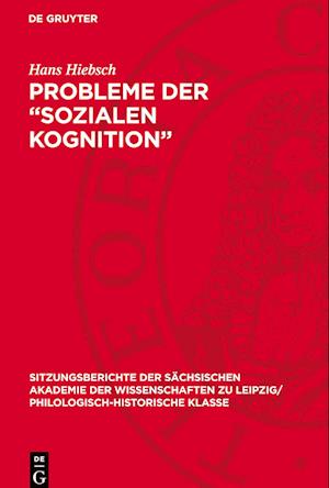 Probleme Der "Sozialen Kognition"