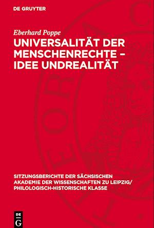 Universalität Der Menschenrechte - Idee Undrealität