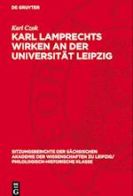 Karl Lamprechts Wirken an Der Universität Leipzig