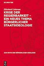 Krise der Regierbarkeit ¿ ein neues Thema bürgerlicher Staatsideologie