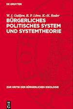 Bürgerliches Politisches System Und Systemtheorie