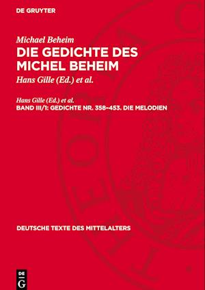 Gedichte Nr. 358-453. Die Melodien