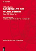 Gedichte Nr. 358-453. Die Melodien