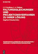 Faltungsgleichungen Und Projektionsverfahren Zu Ihrer Lösung