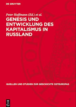 Genesis Und Entwicklung Des Kapitalismus in Russland