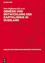 Genesis Und Entwicklung Des Kapitalismus in Russland