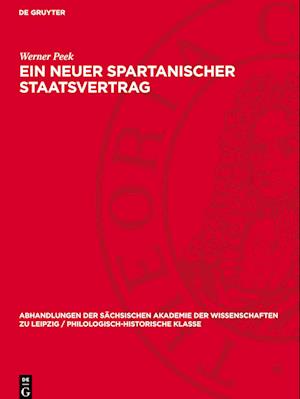 Ein Neuer Spartanischer Staatsvertrag