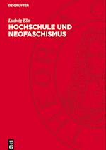 Hochschule Und Neofaschismus