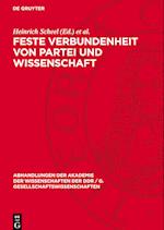 Feste Verbundenheit Von Partei Und Wissenschaft