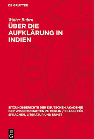 Über Die Aufklärung in Indien