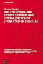 Die Entwicklung Progressiver Und Sozialistischer Literatur in Den USA