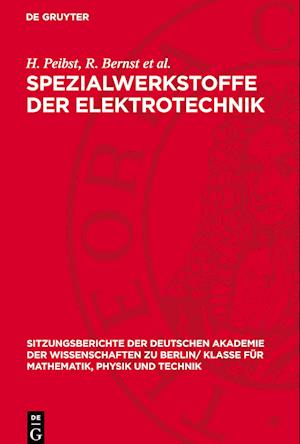 Spezialwerkstoffe Der Elektrotechnik