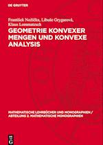 Geometrie Konvexer Mengen Und Konvexe Analysis