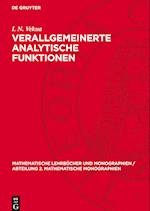 Verallgemeinerte Analytische Funktionen