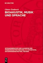 Bioakustik, Musik und Sprache