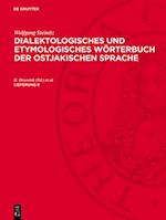 Wolfgang Steinitz: Dialektologisches und etymologisches Worterbuch der ostjakischen Sprache. Lieferung 8