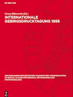 Internationale Gebirgsdrucktagung 1958