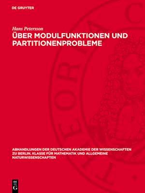 Über Modulfunktionen und Partitionenprobleme