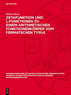 Zetafunktion und L-Funktionen zu einem arithmetischen Funktionenkörper vom Fermatschen Typus