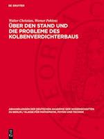 Über den Stand und die Probleme des Kolbenverdichterbaus