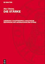 Die Stärke, Lieferung 7, Hauptgruppe 5: Analytische Bestimmung und Untersuchung der Stärke